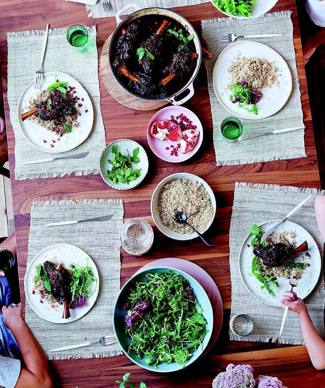 A spread of fresh Costco food — quality meals built from warehouse groceries